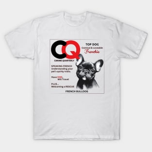 CQ MAGAZINE - French Bulldog T-Shirt